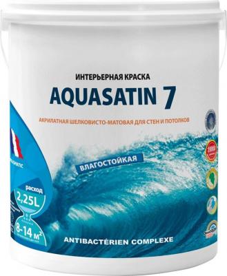 Краска интерьерная Aquasatin 7 база С бесцветная 2,25 л