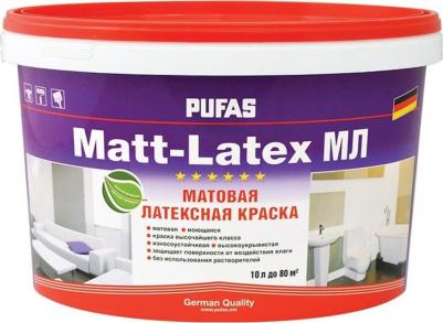 Моющаяся латексная морозостойкая краска MATT-LATEX 4046674110399