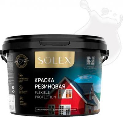 Краска резиновая 028819821, 3 кг, белая – фото 1