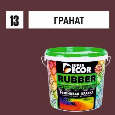 Резиновая краска цвет №13 "Гранат" (1 кг) – фото 7