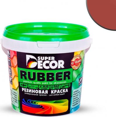 Резиновая краска Rubber №02 Черепица красная 1 кг – фото 8