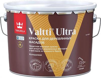 Краска для деревянных фасадов Valtti Ultra, матовая, база А, белая, 9 л – фото 7