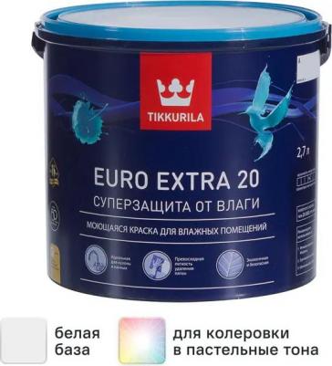 Краска Euro extra-20 (700001106) белый 2.7л – фото 4