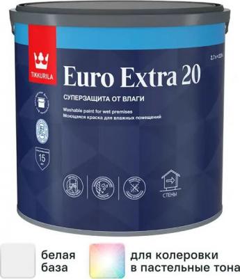 Краска Euro extra-20 (700001106) белый 2.7л – фото 7