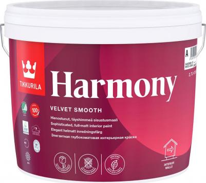 Краска интерьерная Harmony Velure, глубокоматовая, база С, бесцветная, 2,7 л – фото 1