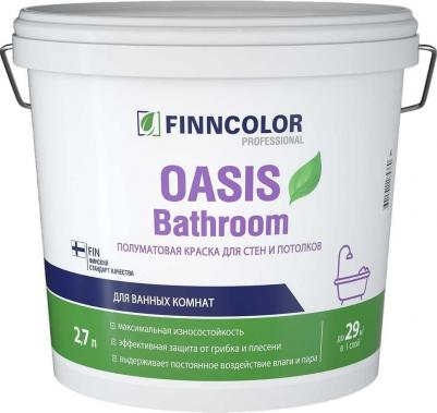 Краска Oasis Bathroom 700009648 белый 2.7л – фото 4