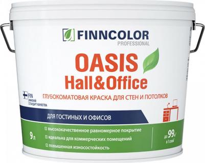 Краска Oasis Hall&Office 700001268 белый 9л – фото 9