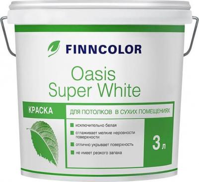 Краска Oasis Super White 700001264 белый 3л – фото 5