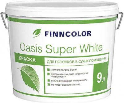Краска Oasis Super White 700001265 белый 9л – фото 1