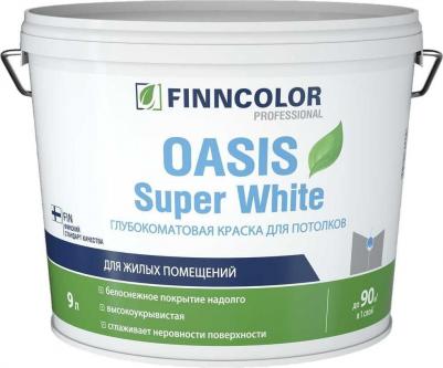 Краска Oasis Super White 700001265 белый 9л – фото 3