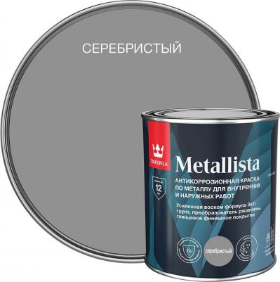 Краска по ржавчине Metallista серебристая гладкая глянцевая 0,8 л – фото 4