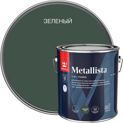 Краска по ржавчине Metallista зеленая гладкая глянцевая 2,3 л – фото 2