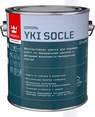 Краска щелочестойкая для цоколей и фасадов Yki Socle матовая А