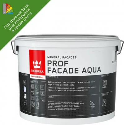 PROF FACADE AQUA краска фасадная, силикон модифицированная, глубоко матовая, база C (9л) – фото 1