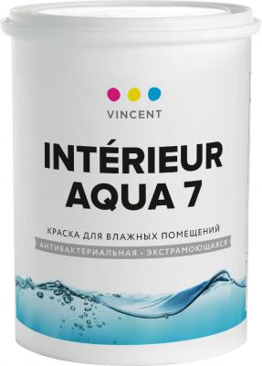 Краска для стен полуматовая моющая i-7 База А 0.9л
