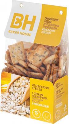 Baker House Хлебцы Baker House Итальянские с семенами подсолнечника, оливковым маслом и морской солью 250 г – фото 6