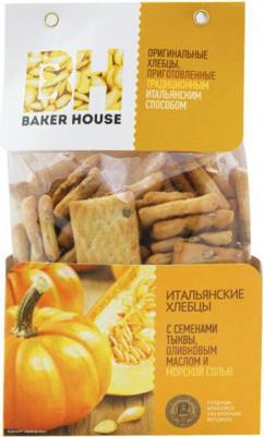 Baker House Хлебцы Baker House Итальянские с семенами тыквы, оливковым маслом и морской солью 250 г – фото 2