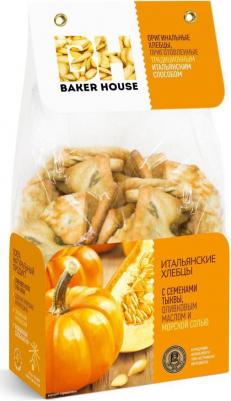 Baker House Хлебцы Baker House Итальянские с семенами тыквы, оливковым маслом и морской солью 250 г – фото 9