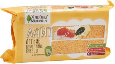 Хлебцы вафельные "Лайт | Пшеничные", с витаминами, 70 г – фото 1