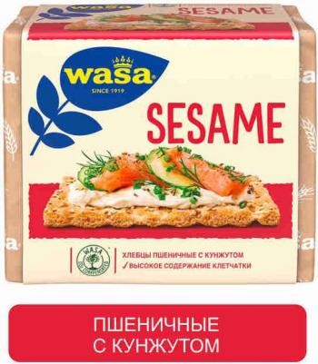 Хлебцы пшеничные с кунжутом 200г – фото 1