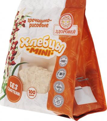 Хлебцы хрустящие гречишно-рисовые Mini 100 г – фото 3