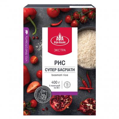 Рис Супер Басмати 400г (упаковка 6 шт.) – фото 1