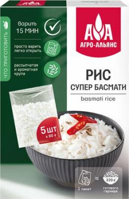 Рис Супер Басмати 400г (упаковка 6 шт.) – фото 7