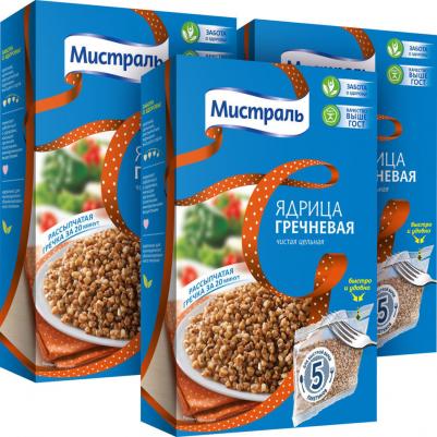 Гречка ядрица, 5 пакетиков по 80 г – фото 6