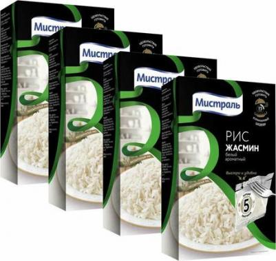 Рис "Жасмин", 5 пакетиков по 80 г – фото 4