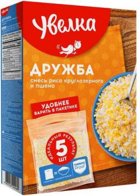 "Дружба" рис и пшено смесь в пакетах для варки, 5 шт по 80 г – фото 6