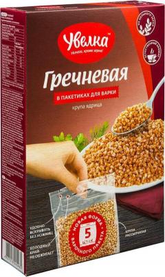 крупа гречневая ядрица экстра в пакетах для варки, 5 шт по 80 г