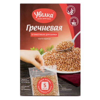 крупа гречневая ядрица экстра в пакетах для варки, 5 шт по 80 г – фото 2