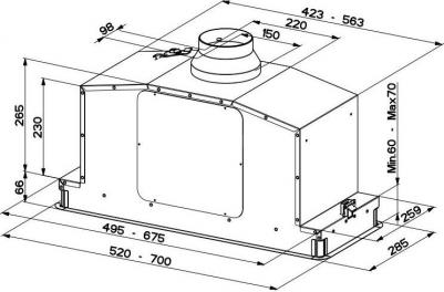 IN-LIGHT EV8P WH Matt A52 – фото 2