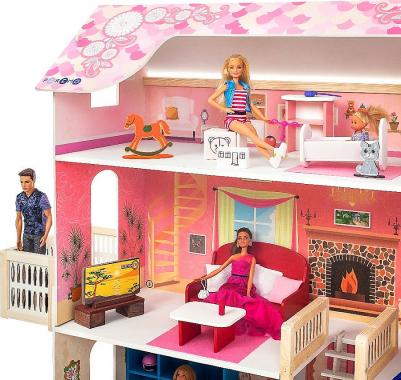 Дом кукольный Нежность розовый PD316-01 – фото 10