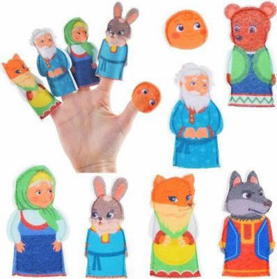 Кукольный театр Колобок, картон, в коробке