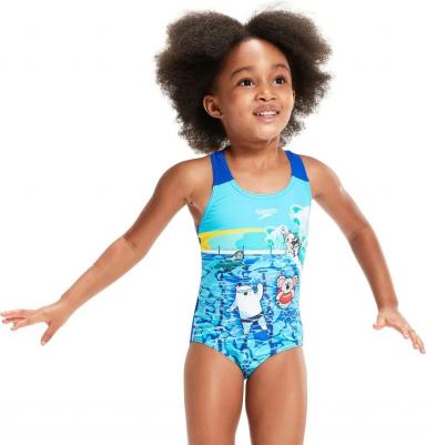 Детский купальник для девочек с цифровой печатью, желтый – фото 8