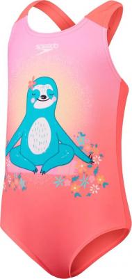 Детский купальник для девочек с цифровой печатью, желтый