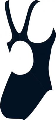 Плавки-шорты для девочек с открытой спиной, бирюзовый – фото 3