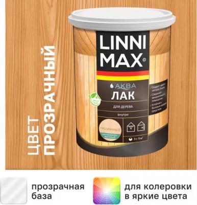 Лак для дерева шелково-матовый прозрачный 0.9 л – фото 1