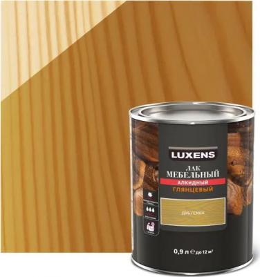 Лак для мебели алкидный цвет дуб глянцевый 0.9 л