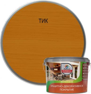 Лак акриловый мебельный Professional тик 9 л полуматовый – фото 2