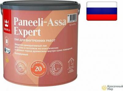 Лак для дерева Paneeli-Assa Expert, акрилатный, матовый, база EP, 2,7 л – фото 9
