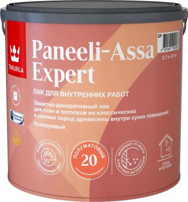 Лак для дерева Paneeli-Assa Expert, акрилатный, полуматовый, база EP, 2,7 л – фото 7