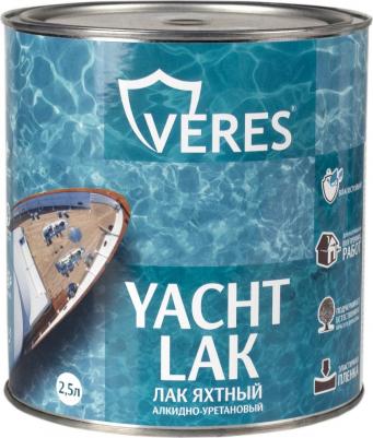 Лак яхтный, алкидно-уретановый, глянцевый, 2,5 л