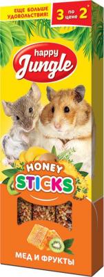 Лакомство палочки для мелких грызунов мед и фрукты 3шт – фото 2