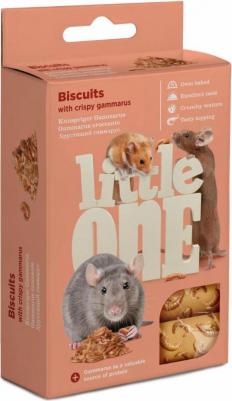 бисквиты с хрустящим гаммарусом для хомяков, крыс, мышей и песчанок, 5х7 г