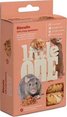 бисквиты с хрустящим гаммарусом для хомяков, крыс, мышей и песчанок, 5х7 г