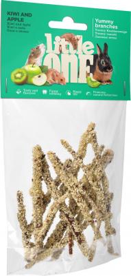 Лакомство для грызунов Лакомые ветви с киви и яблоком, 35г – фото 1