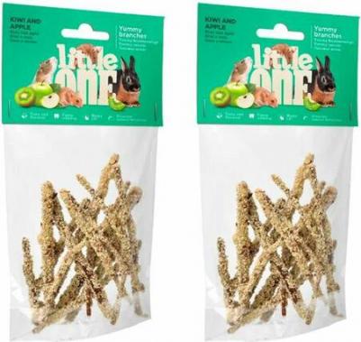 Лакомство для грызунов Лакомые ветви с киви и яблоком, 35г – фото 6