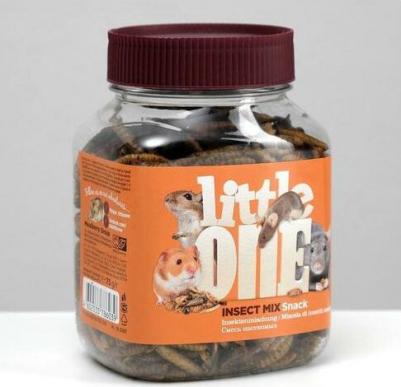 Лакомство для грызунов Смесь насекомых для всеядных грызунов 75г – фото 8